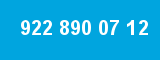 922 890 07 12 922 890 07 12